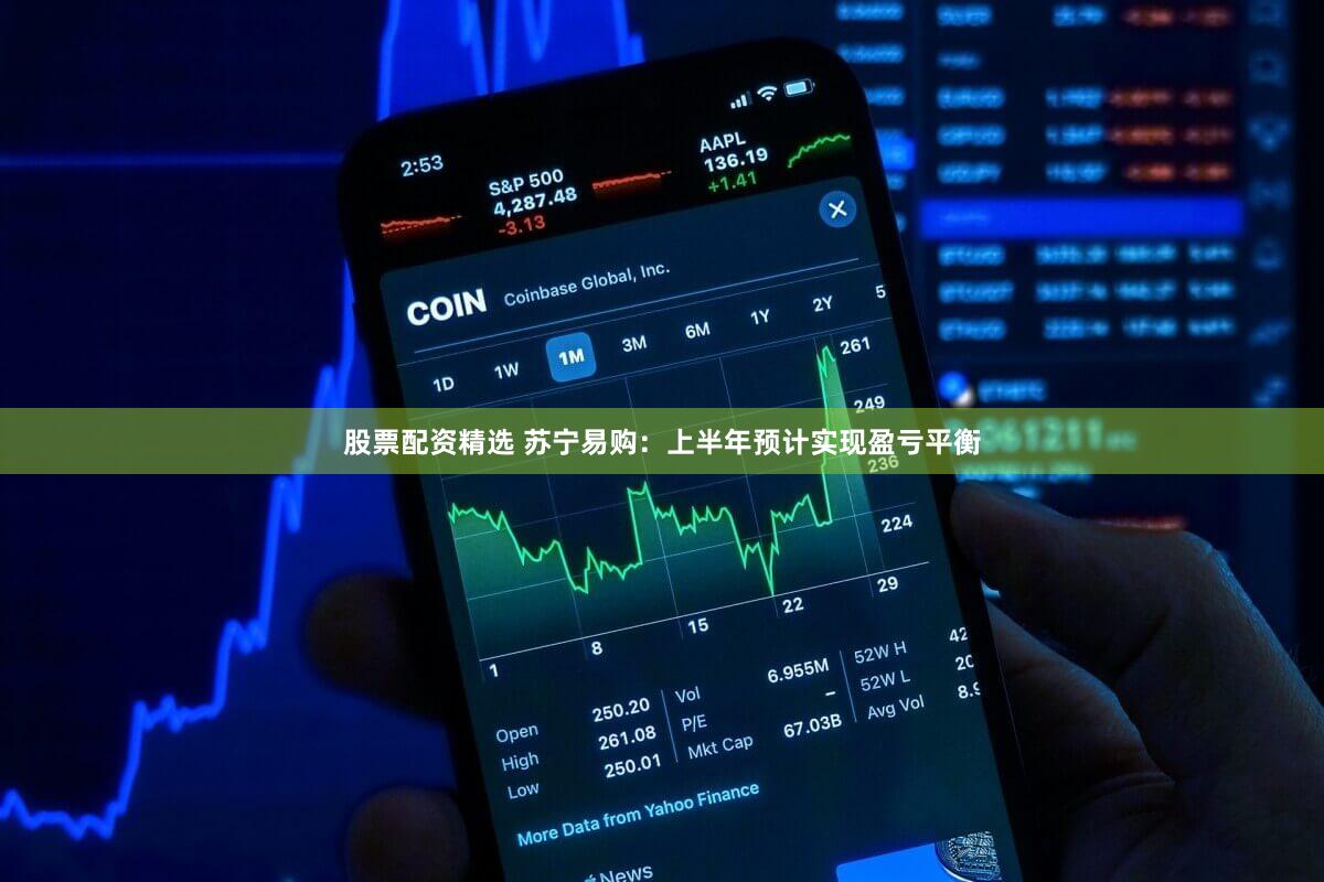 股票配资精选 苏宁易购：上半年预计实现盈亏平衡