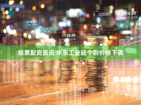 股票配资资讯 华东工业硅个别价格下调