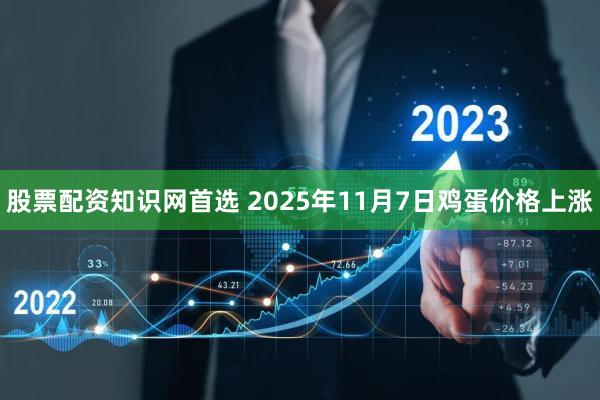 股票配资知识网首选 2025年11月7日鸡蛋价格上涨