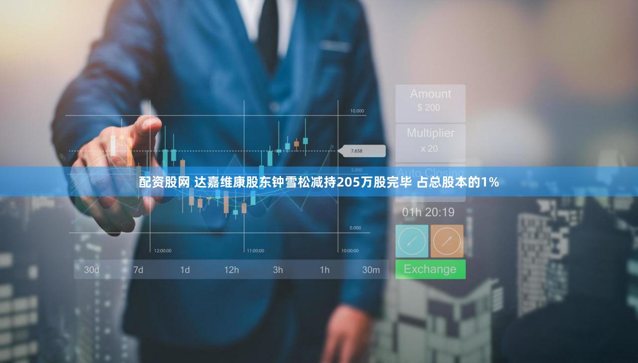 配资股网 达嘉维康股东钟雪松减持205万股完毕 占总股本的1%