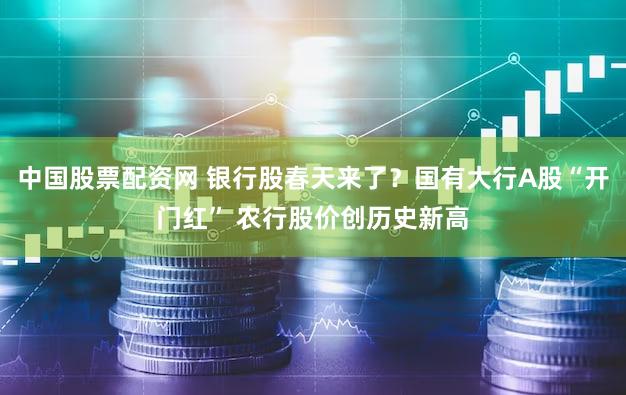 中国股票配资网 银行股春天来了？国有大行A股“开门红” 农行股价创历史新高
