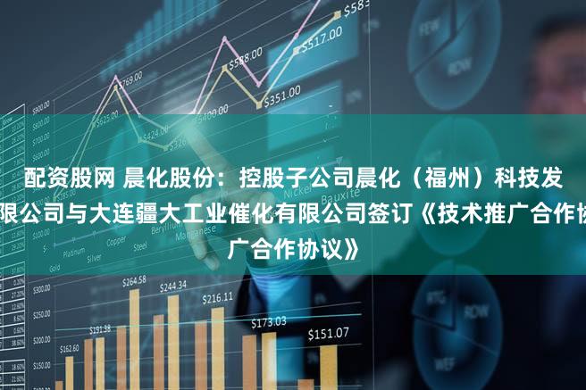 配资股网 晨化股份：控股子公司晨化（福州）科技发展有限公司与大连疆大工业催化有限公司签订《技术推广合作协议》